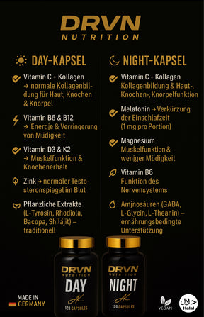 DRVN NUTRITION Day&Night Pack